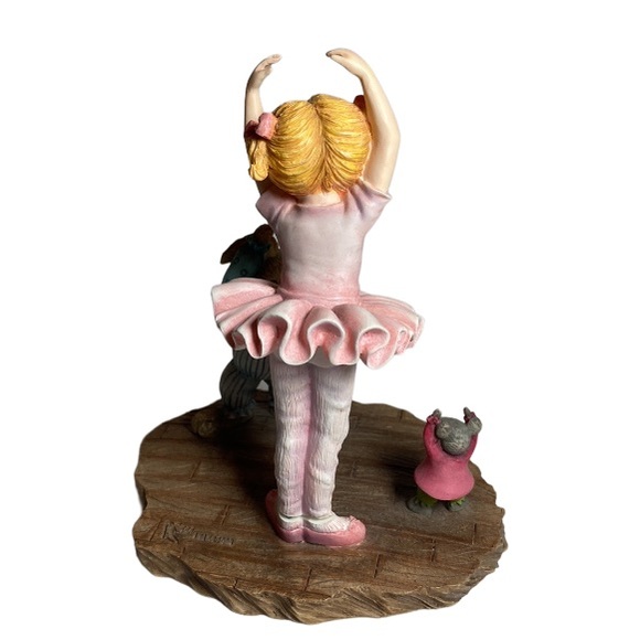 PRACTICE MAKES PERFECT Lang & Wise Ballerina Figurine, Sherri Buck Baldwin - Picture 4 of 9